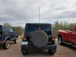 Spare Cover for Jeep Wrangler with Spare Size 255/75R17 