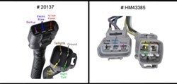 Replacement 7-Way and 4-Way Trailer Connector for a 2007 Toyota Tundra