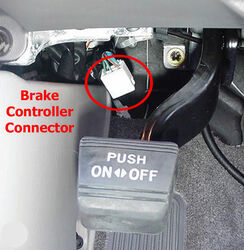 Brake Controller Connector Location on 2017 Toyota Tacoma | etrailer.com