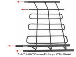 Will The TH8591XT Extension Fit An Older Thule Canyon 859 Roof Basket? |  etrailer.com