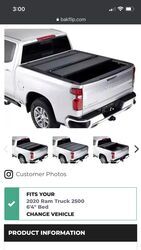 Number of Panels on BAKFlip MX4 Hard Tonneau Cover For a 2020 Ram 2500 ...