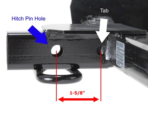 Hitch Pin Hole to Re...