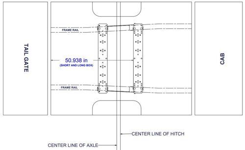 Curt Custom, No-Drill Fifth Wheel Bracket Kit for Ford F150 CURT ...