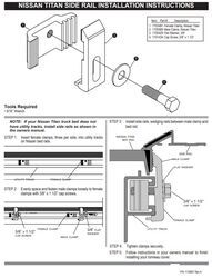 2011 Nissan Titan 6-1/2 Foot Bed Hard Roll Up Tonneau for Utili-Track ...