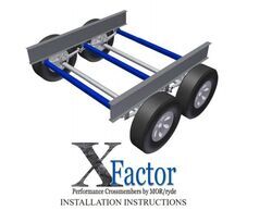 How Many MORryde X-Factor Crossmember Supports Are Needed For A Tandem ...