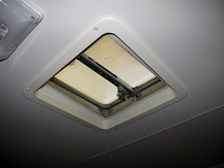 Smoked RV Vent Cover