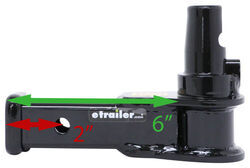 Dimensions of Stealth Trailer Hitch Receiver Attachments 1-1/4