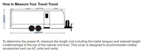 Adco Olefin Hd Rv Cover For Travel Trailers Up To 20' - All Climate 