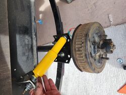 Correct Way to Angle Lippert Shock Kit on Single Axle Trailer ...