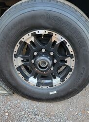 Availability Of All Black Center Cap And Plug For An 8 Lug Trailer ...