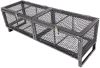 storage box drilling required 23x79 rack'em heavy-duty cargo basket for open trailers - lockable lid steel 250 lbs