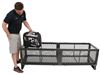 storage box drilling required 23x79 rack'em heavy-duty cargo basket for open trailers - steel 250 lbs