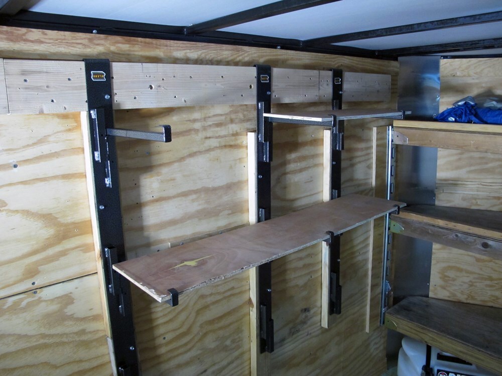 Rackem Trailer Cargo Organizers, Enclosed Trailer Shelving Systems