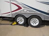 0  atv trailer vehicle rack'em lock'em magnum wheel lock - steel 12 inch 20 wheels