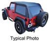 complete soft top system rampage trail all-season 2-in-1 for jeep - tinted windows sailcloth black diamond