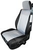adjustable headrests rampage custom polycanvas seat covers for jeep - front black/gray