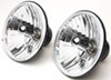 dual beam converts to led rampage headlight conversion kit - sealed halogen 7 inch round