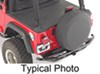 rampage zip away tonneau cover and storage boot for jeep with factory soft top - black denim