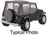upper doors includes bow system rampage complete soft top kit for jeep - included clear windows gray