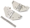 Rampage Windshield Hinges for Jeep - Polished Stainless Steel - Qty 2 Windshield Hinges RA7403