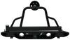 off-road bumper rear rampage recovery for jeep - swing away spare tire carrier semigloss black powder coat