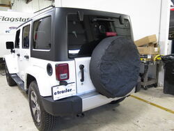 Rampage Spare Tire Cover for Jeep - 30" to 32" - Black Denim - RA773215