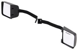 Rampage Custom Towing Mirrors for Jeep - Strap On - Driver and Passenger Side