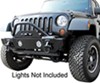 accessory bumper steel rampage mass articulation front recovery for jeep - grille guard light mounts winch plate