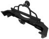 off-road bumper accessory rampage rear recovery for jeep - swing away spare tire carrier textured black powder coat