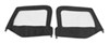 Rampage Replacement Upper Door Skins for Jeep - Black Denim - 1 Pair Front Door RA89715