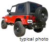 replacement fabric only upper doors rampage plus jeep soft top - door skins window tint sailcloth black diamond