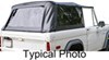 complete soft top system no doors rampage replacement for ford bronco - tinted windows black crush