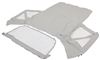 replacement fabric only no doors rampage soft top for suzuki - clear windows white denim