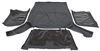 replacement fabric only no doors rampage soft top for jeep w/ full steel - tinted windows black denim