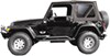 no doors requires bow system rampage replacement soft top fabric for jeep w/ full steel - tinted windows black diamond