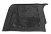 replacement fabric only upper doors rampage soft top for jeep - door skins included tinted windows black diamond