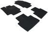 custom fit flat road comforts auto floor mats - front and rear black