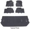 custom fit front road comforts auto floor mats - middle and rear black
