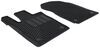 Road Comforts Custom Auto Floor Mats - Front - Black Thermoplastic RC96GR