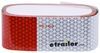 reflectors 7 inch long white/ 11 red conspicuity reflective tape - 21' roll