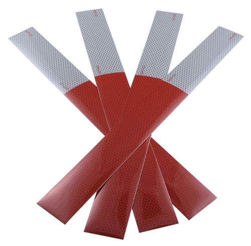 TowSmart 18 in. Red Reflective Strips (4-Pack)