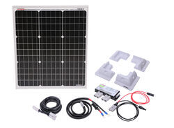 Redarc Roof Mount Solar Charging System with Controller - 50 Watt Solar Panel - RED23VR