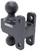 trailer hitch ball mount 2 inch 2-5/16 replacement 2-ball platform for bulletproof hitches adjustable - and
