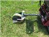 0  grass catcher lawn mower wheel in use