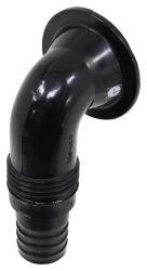 Fitting for Valterra ABS Fresh-Water Tanks - 90-Degree Elbow - Flange x 3/4" Barb - RF839