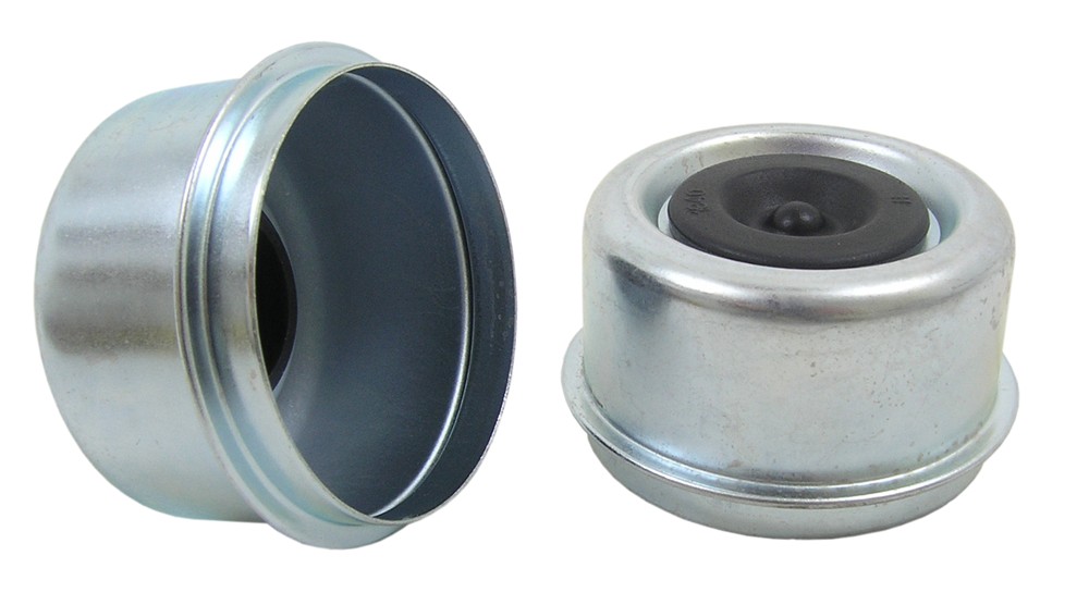 Grease Cap, 2.44" OD Drive In with Plug Qty 2 TruRyde Trailer