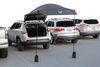 tailgate mount driver side passenger rightline gear suv awning - 8' long x 6' wide