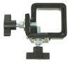 standard anti-rattle fits 2 inch hitch brophy stabilizer bracket for receiver - black powder coated steel