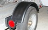 Single Axle Trailer Fender w/ Backing Plate - Steel - 13" to 14" Wheels - Qty 1 customer photo