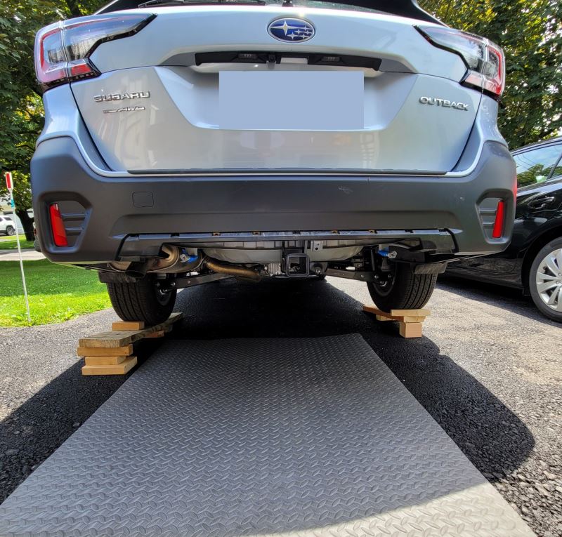 Installing A Trailer Hitch On Subaru Outback